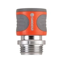 Gardena 39017 0.62 & 0.5 In. Premium Metal Female Garden Hose Connector Nylon-ABS