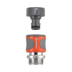 Gardena 39043 0.62 & 0.5 In. Premium Tap To Hose Connector Set Nylon-ABS