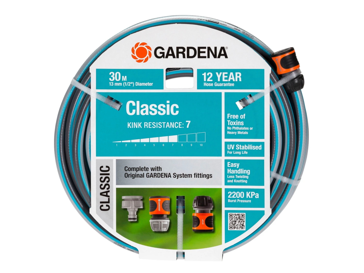 Gardena Garden Hose Classic 13mm Set 30m 3 Gardena Garden Hose Classic 13mm Set 30m